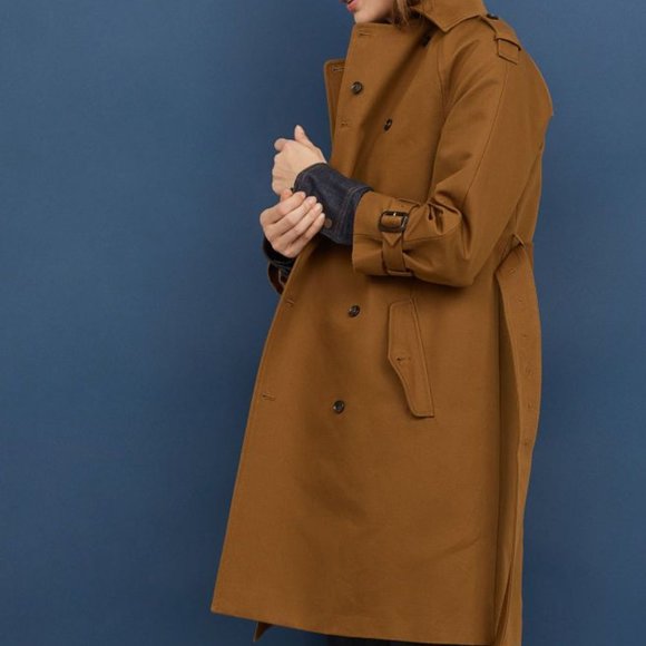 HM Studio Collection by Pernille Brown Belted Heavy Trench Coat - Picture 3 of 12